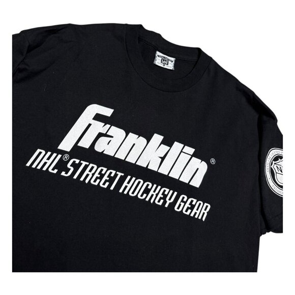 FRANKLIN NHL Street Hockey Gear VINTAGE Lee Casual Tee Shirt Mens XL - Picture 5 of 7